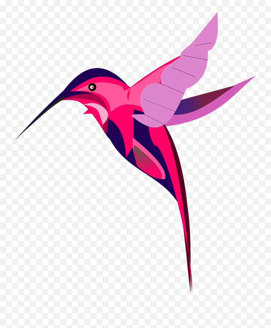 Pink Hummingbird Clipart - Birds Clipart Emoji,Hummingbird Emoji