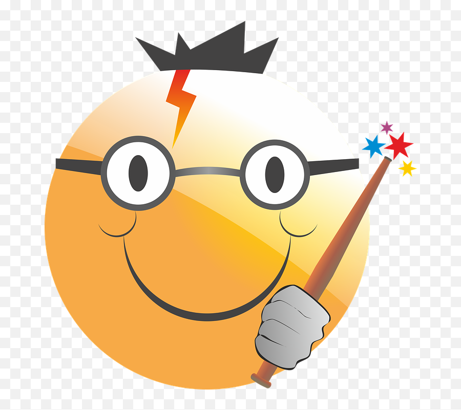 Emoticon Smiley Harry Potter - Harry Potter Smiley Emoji,Magic Emoji
