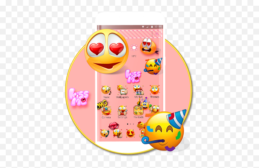 Download Emoji Wallpaper Theme - Smiley,Snapchat Emoji Themes