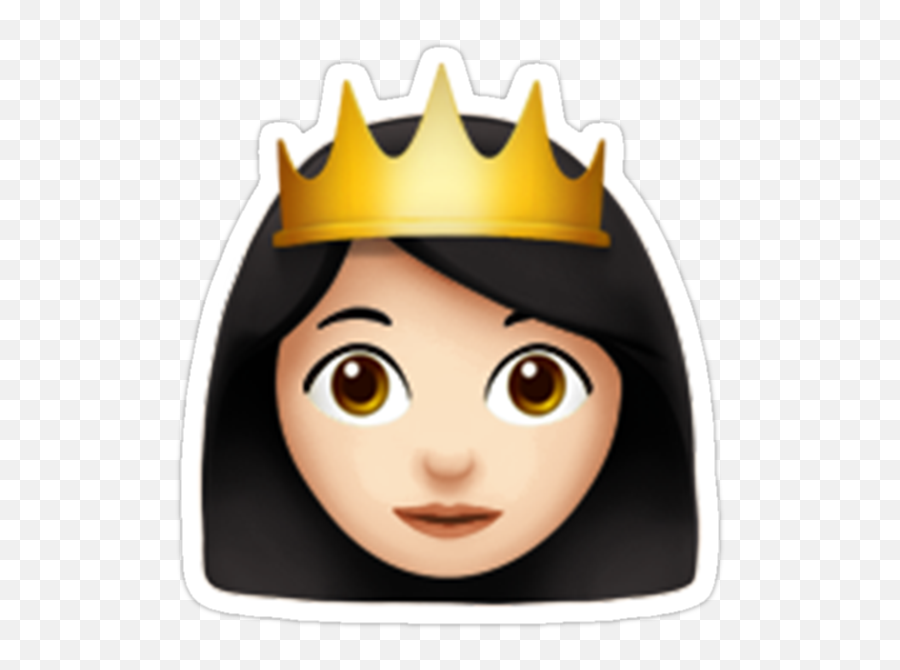 Stickers - Emoji Iphone Princesse,King And Queen Emoji