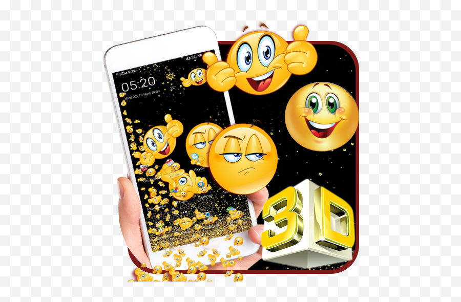 3d Cute Emoji Gravity Theme - Cartoon,Scarecrow Emoji