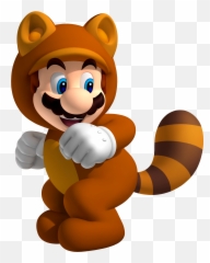 Mario Suit Racoon Fly Game Wii Nintendo - Super Mario 3d Land Emoji,Wii Emoji