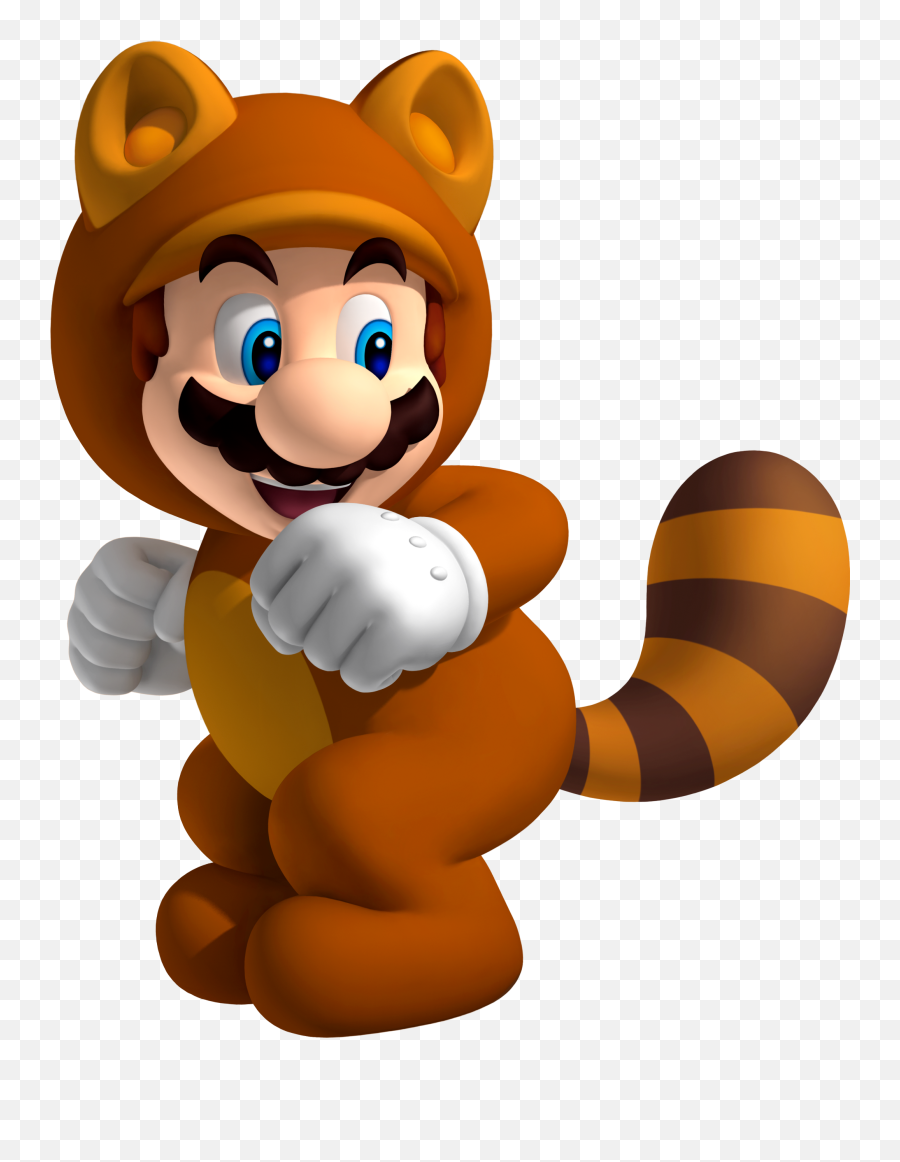 Mario Suit Racoon Fly Game Wii Nintendo - Super Mario 3d Land Emoji,Wii Emoji