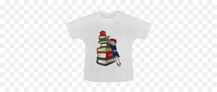 School Book Book Stack Boy Baby Classic - Toboggan Emoji,Boy And Book Emoji