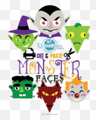 Halloween Printables The Quiet Grove - Monster Crafts Emoji