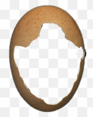 Sticker Eggshell Cracked Egg Brown - Circle Emoji,Cracked Egg Emoji