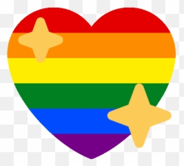 Sparkling Heart Emoji Transparent,Rainbow Flag Emoji