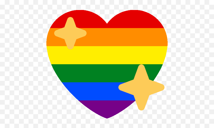 Sparkling Heart Emoji Transparent,Rainbow Flag Emoji