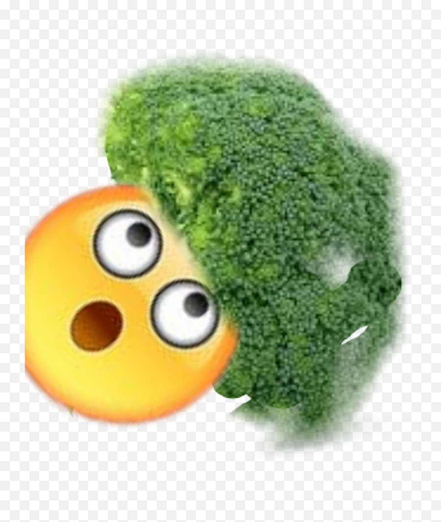 Emoji Con Cabello De Brocoli - Emoji Brocoli,Broccoli Emoticon