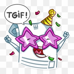 Party Tgif Paper Hooray Essay Weekend Customwritings - Clip Art Emoji,Hooray Emoji
