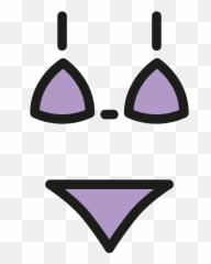 Openmoji - Bikini 3d Model Emoji