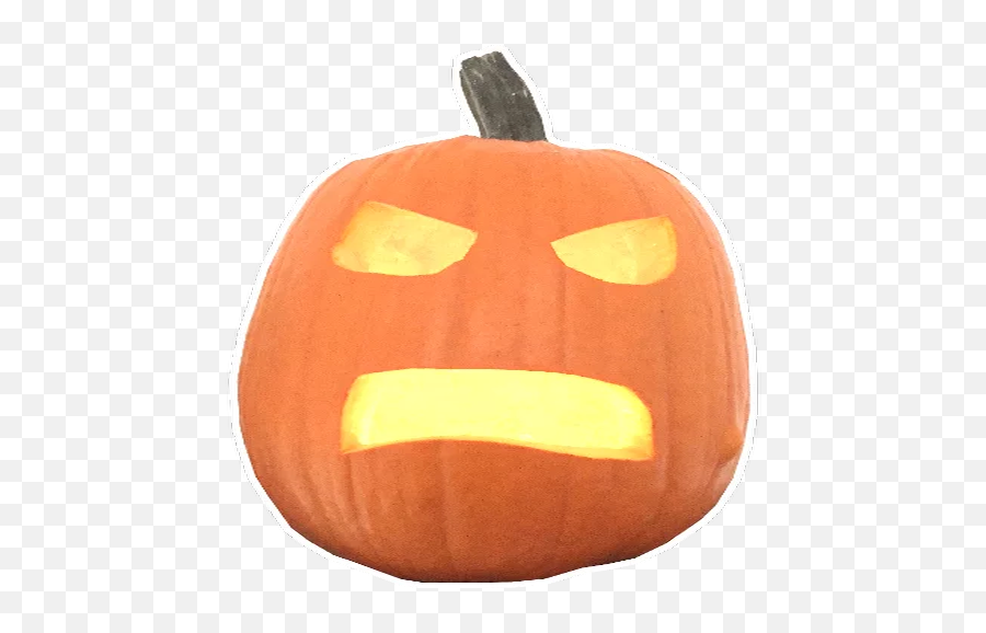 Terror - Stickers For Telegram Emoji,Emoji Carved Pumpkin