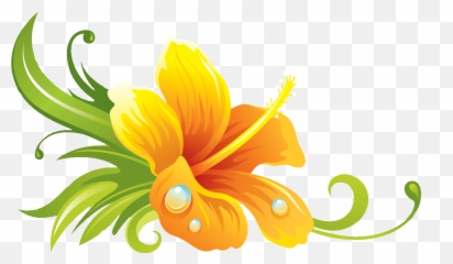 Hawaii Clipart Yellow Food Hawaii Yellow Food Transparent - Yellow Hawaiian Flower Transparent Emoji,Colombian Emoji