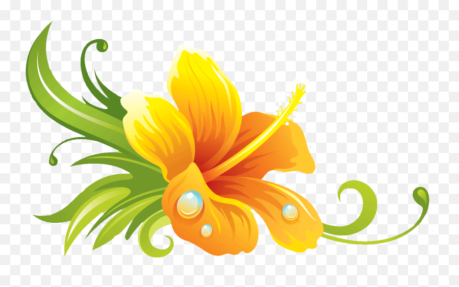 Hawaii Clipart Yellow Food Hawaii Yellow Food Transparent - Yellow Hawaiian Flower Transparent Emoji,Colombian Emoji