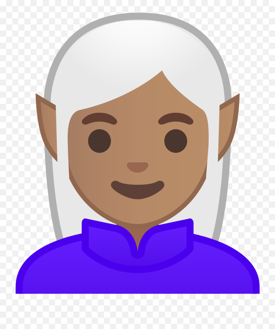 Filenoto Emoji Oreo 1f9dd 1f3fd 200d 2640svg - Wikimedia Woman Elf Medium Dark,Forehead Emoji