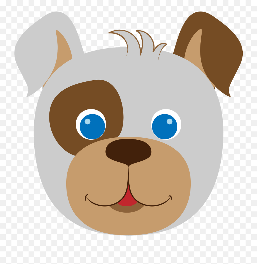Dog Face Clipart - Sabesp Park Butantan Emoji,Down Dog Emoji