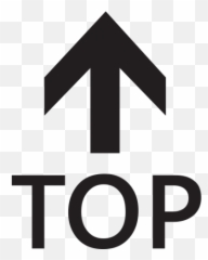 Download HD Free Png Top With Upwards Arrow Images - Vertical Emoji