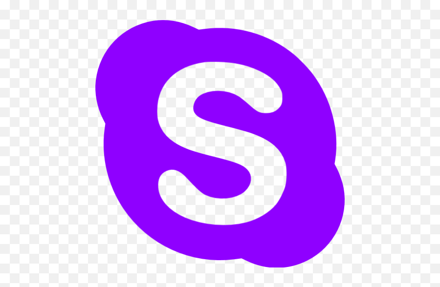 Violet Skype Icon - Purple Skype Logo Png Emoji,Skype Flags Emoticons