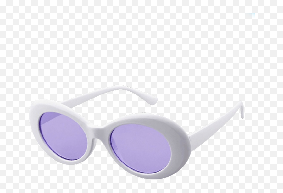 Purple Lens Clout Goggles Transparent - For Teen Emoji,Clout Emoji