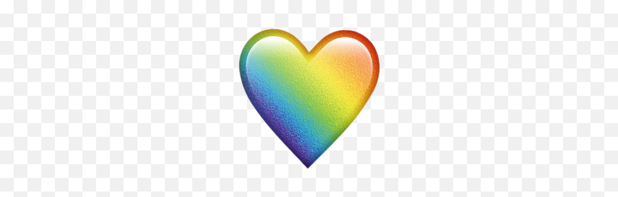 Heart Rainbow Sticker New Emoji Emoticon Tumblr Cute - Heart,Metal Emoticon