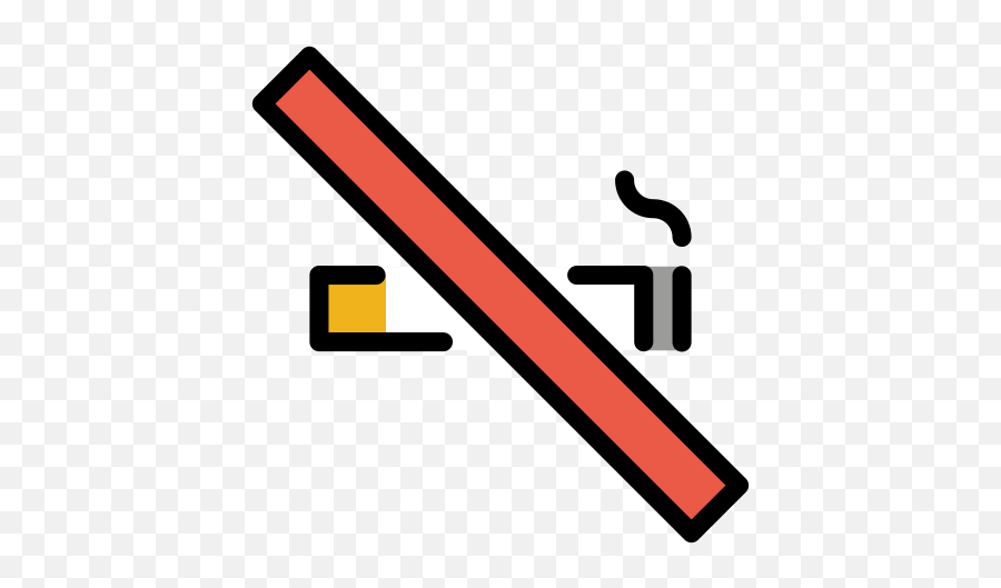 No Smoking Symbol - Cartoon Electricity Emoji,No Symbol Emoji