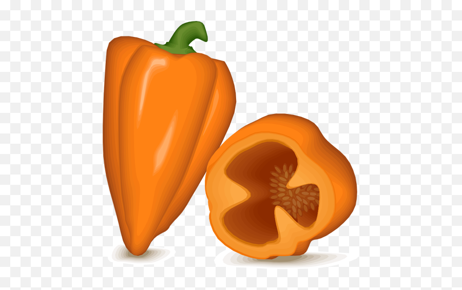 Sino De Laranja Pimenta - Habanero Pepper Clipart Emoji,Pepper Emoji