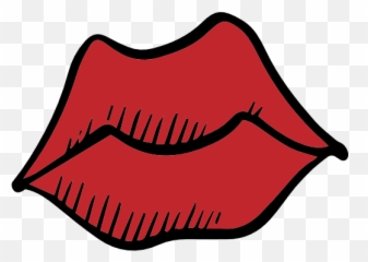 Lovely Romanticism Body Part Lips - Clip Art Emoji,Emoji Hand And Lips