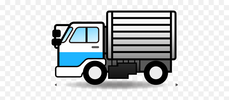 Delivery Truck Emoji For Facebook Email Sms - Emoji Truck,Truck Emoji