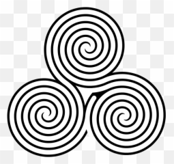 Triple - Spiral Labyrinth Emoji