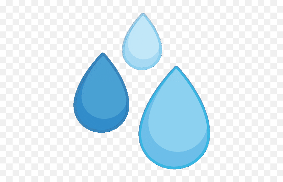 Top Rain Drops Stickers For Android Ios - Transparent Water Drop Gif Emoji,Water Droplet Emoji