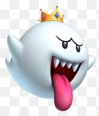 Mario Boo Clipart - Bros King Emoji