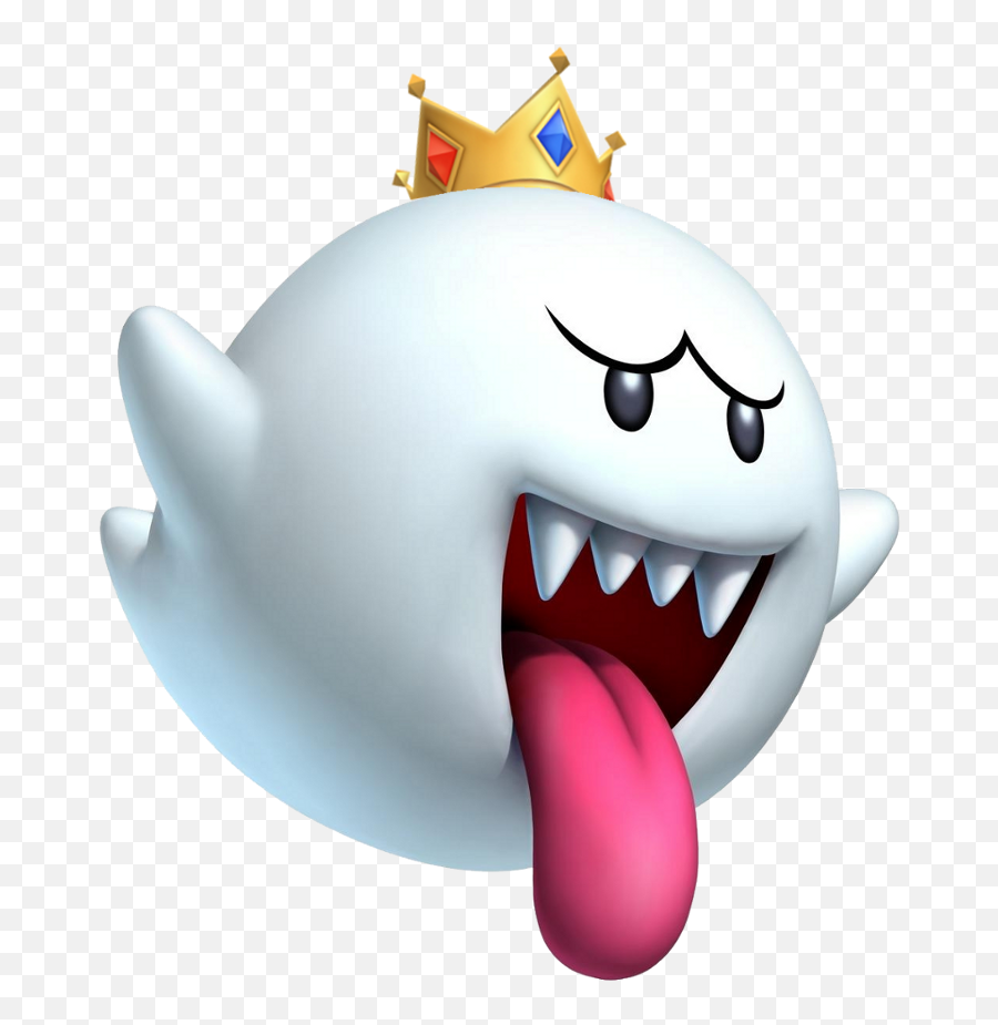 Mario Boo Clipart - Mario Bros King Boo Emoji,Peek A Boo Emoji