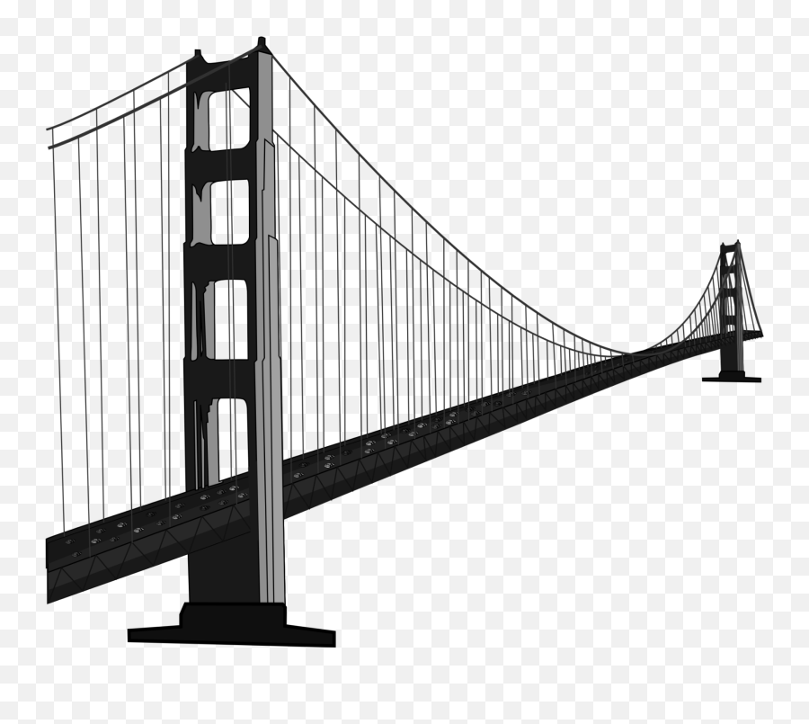Bridge Town Overwater Grey - Golden Gate Bridge Emoji,Bridge Emoji