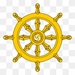 Dharma Wheel - Noble Eightfold Path Symbol Emoji,8d Emoji