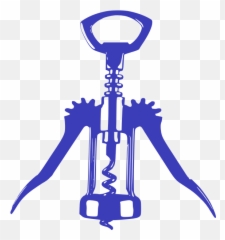 Bottle Opener Blue - Wine Clip Art Emoji