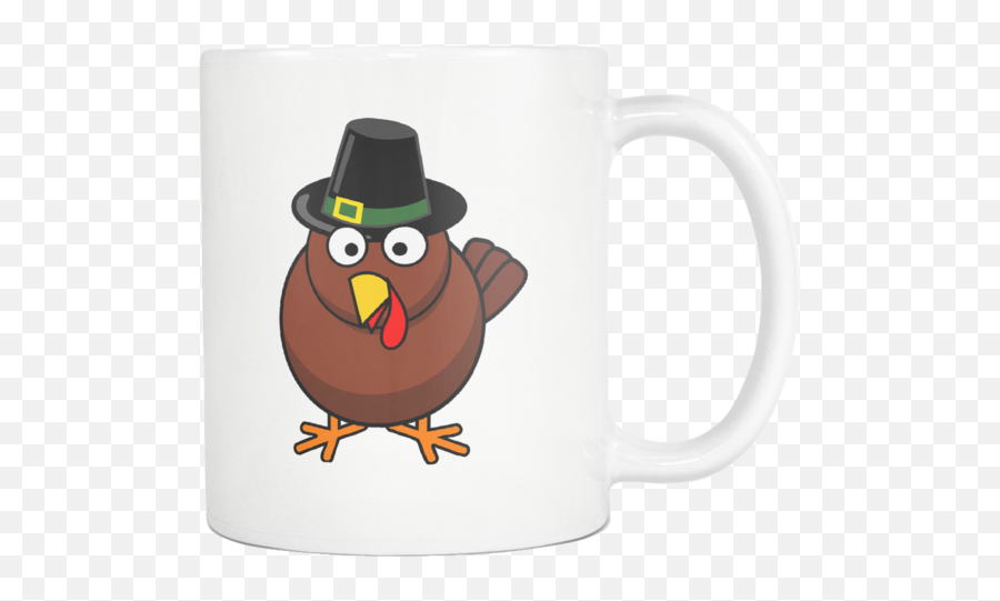 Mister Turkey Mug Coffee Mugs Mugs Coffee Mugs Tableware - Free Pilgrim Clip Art Emoji,Turkey Emojis