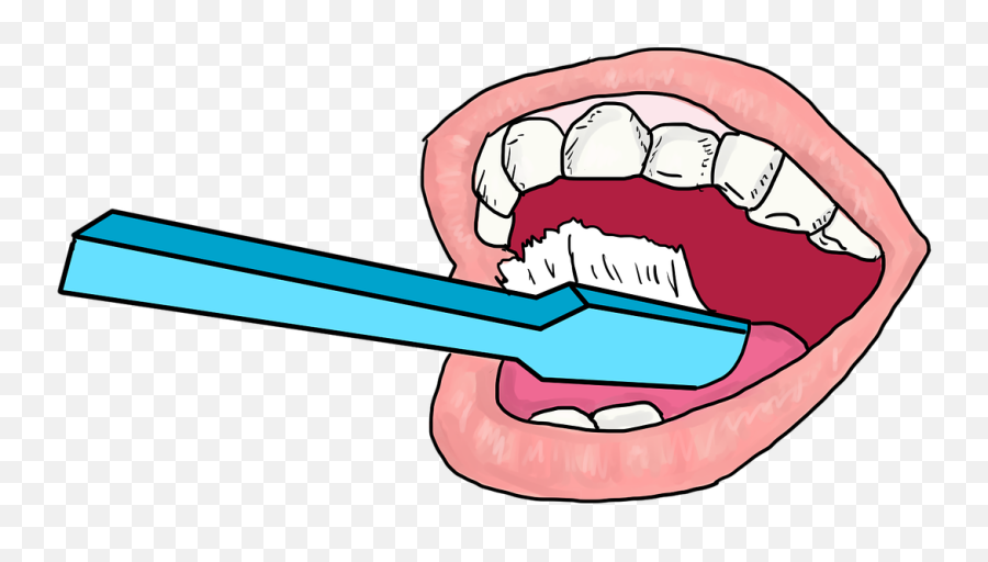 Toothbrush Brushing Cleaning Dental Dental Hygiene - Teeth And Toothbrush Clipart Emoji,Dog Emoji Copy And Paste