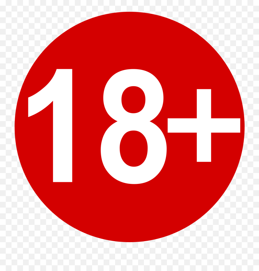 Transparent 18 Logo Png - 18 Plus Logo Transparent Emoji,18 Plus Emoji