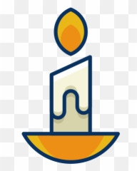 fire Candle christmas Flame decoration Wax icon - Christmas Day Emoji