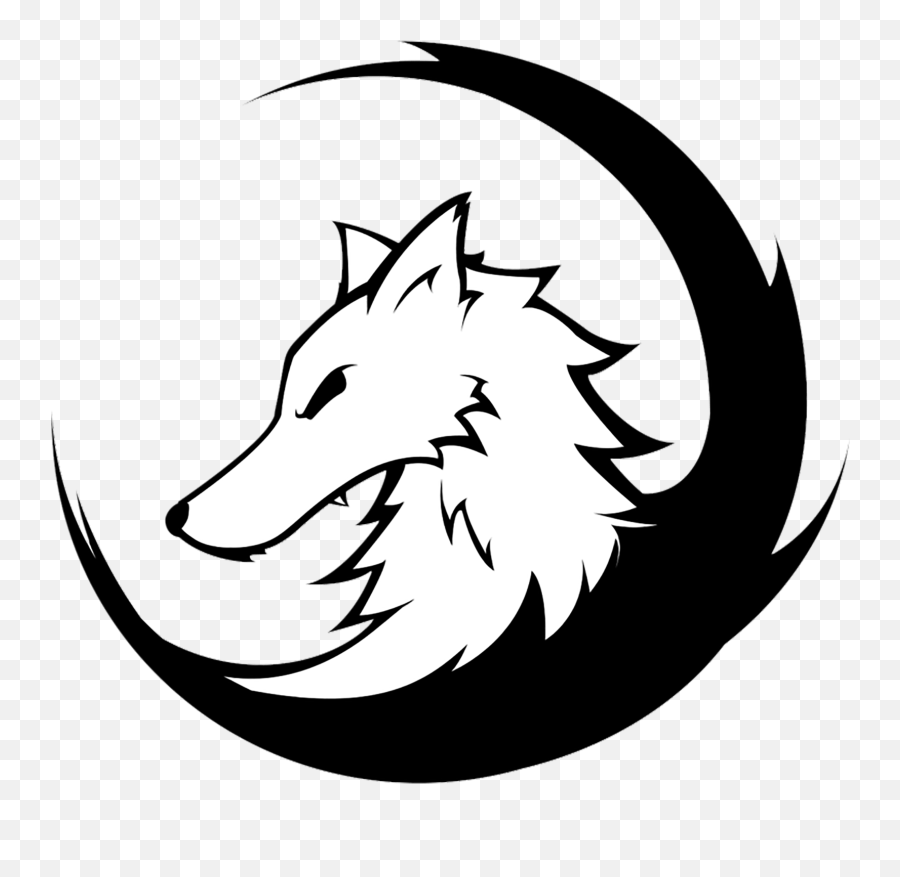 Wolf Head Side Drawing - Alpha Wolf Png Logo Emoji,Werewolf Emoji