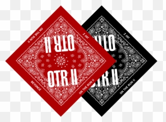 OTR II BANDANA BUNDLE Bandana Beyonce Cards - Triangle Emoji
