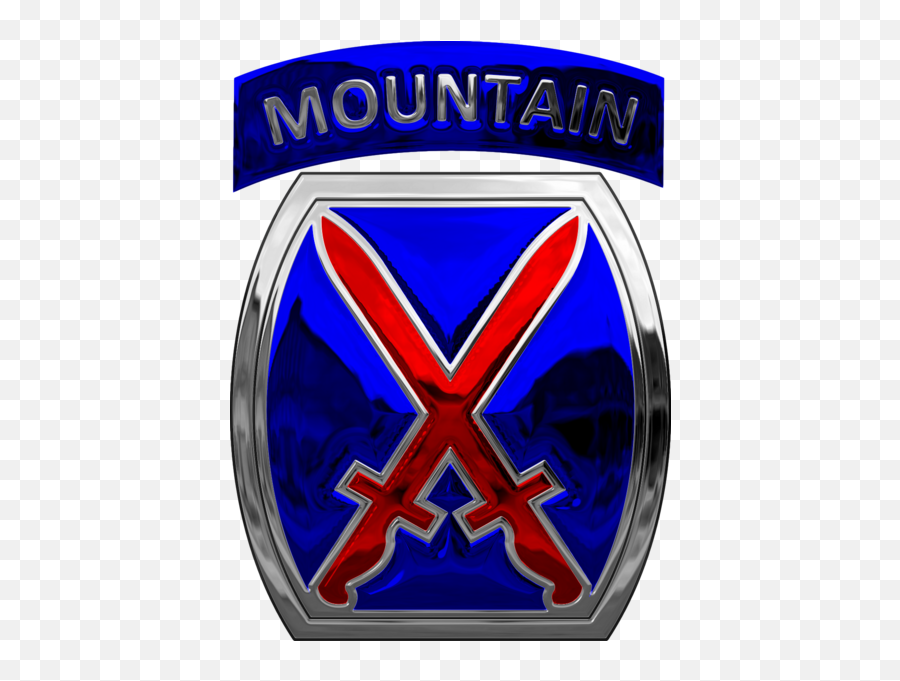 Chrome 10th Mountain Division Logo Psd Official Psds - 10th Mountain Division Logo Emoji,Emoji Mountain