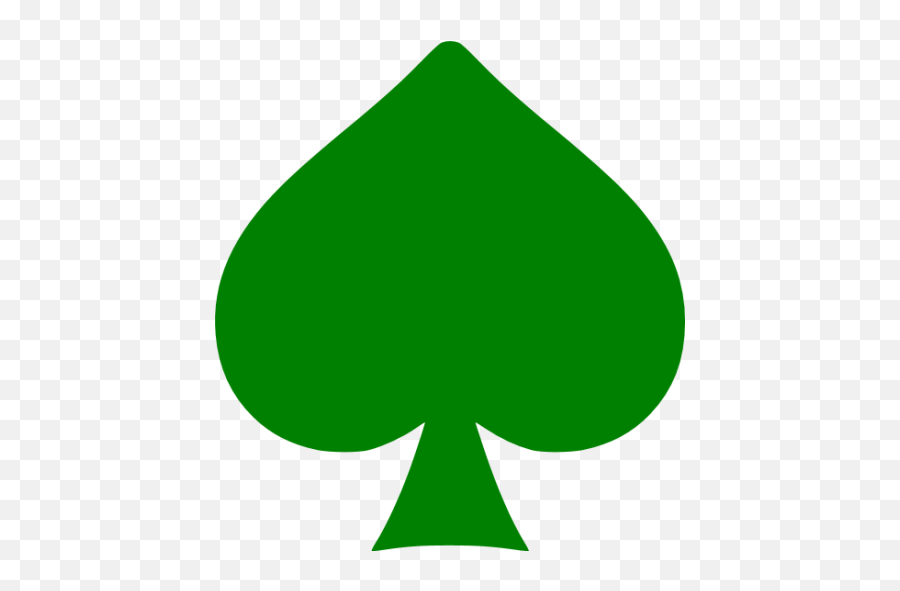 Green Spades Icon - Blue Spade Logo Emoji,Spades Emoticon