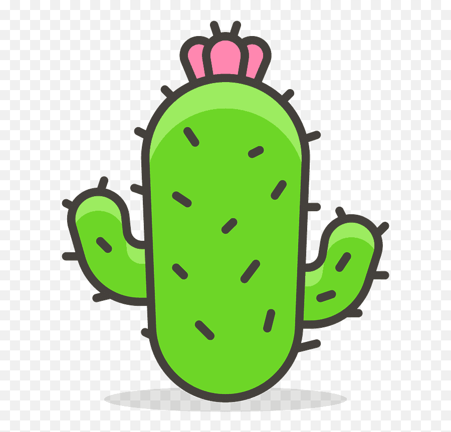 Cactus Emoji Clipart - Cacto Emoji,Succulent Emoji