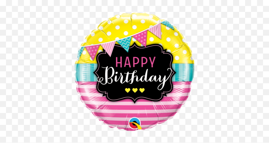 18 Inch 45 Cm Birthday Foil Balloons Archives - Important Happy Birthday Round Png Emoji,21st Birthday Emoji