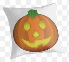 Download Hd Pumpkin Emoji Throw Pillows - Ikon,Pumpkin Emoji Png