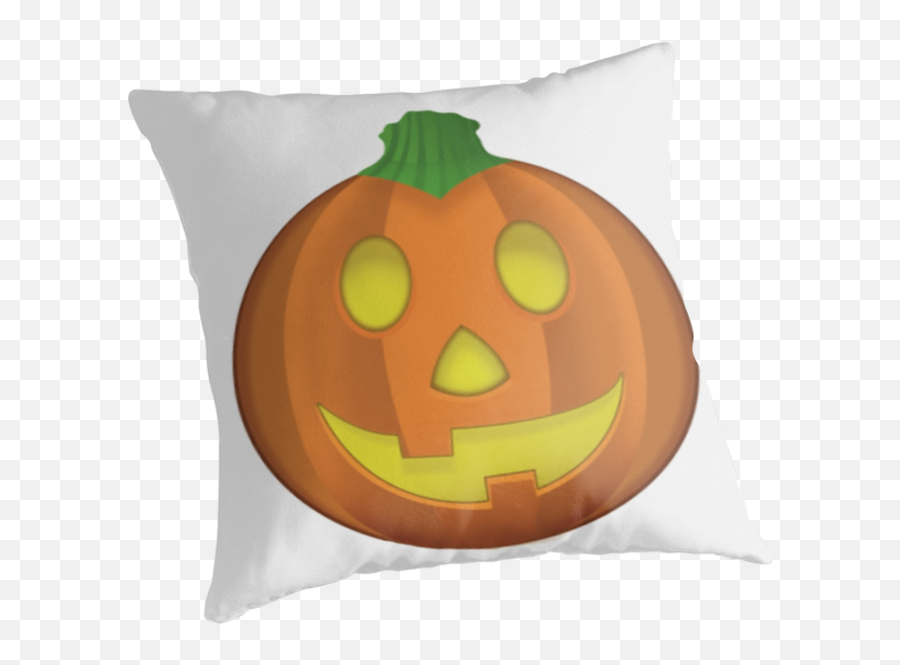 Download Hd Pumpkin Emoji Throw Pillows - Ikon,Pumpkin Emoji Png