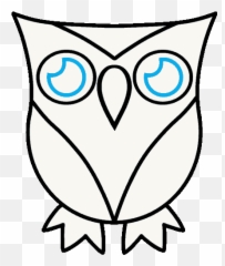 How To Draw A Cartoon Owl In A Few Easy Steps Easy Drawing - Bayku Çizim Emoji,Emoji Owl