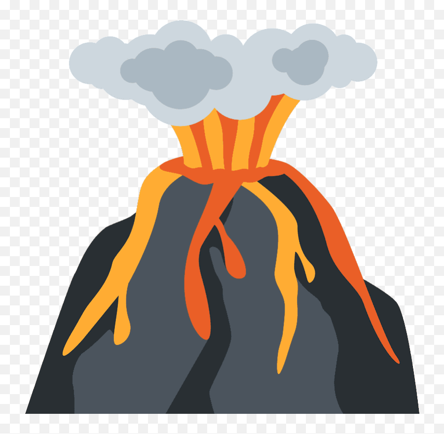 Volcano Emoji Clipart Free Download Transparent Png - Volcano Emoji,Smoke Emoji