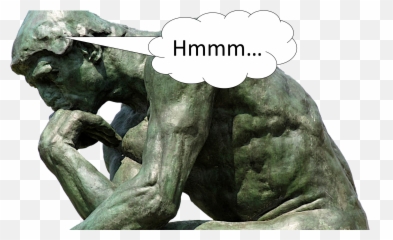 the thinker png - This Is A Topic That Typically Generates Thinker Statue Meme Emoji